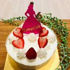 作品誕生日ケーキトッパー（プリンセス）