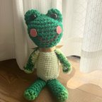 作品大きなカエルのあみぐるみ🐸