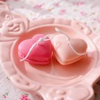 作品Heart macaron candle