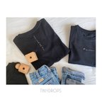 作品Simple 名入れTシャツ半袖　baby - kids- unisex