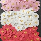 作品クラフトパンチ 梅の花 お花 アルバム素材 年賀状