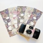 作品レトロフラワー　写ルンですカバー　5枚セット　写るんです