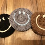 作品ハンドメイド★にこちゃんアクリルたわし 3枚セット