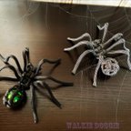 作品パラコードスパイダ -蜘蛛- ハロウィン用ディスプレイに　生き物シリーズ