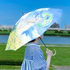 作品モネ「日傘を持つ女」な日傘