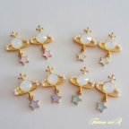 作品〜planet star～　土星　 ピアス☆