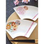 作品【再販】母の日！和モダンプレート2枚セット♡ 新居祝い 結婚祝い　お正月食器　お雛祭り　和食器　お皿　節分　お雛様　桃の節句　端午の節句