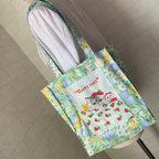 作品-6- コヤンイサムチョン　ルミの人形　紙袋風トートバッグ 