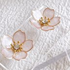 作品Simple SAKURA Flowerﾟ･*:.｡❁フラワーアクセサリー