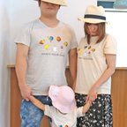 作品Tシャツファミリーセット「HELLO! BABYS!!」「WHO’S YOUR MOM?/DAD?」from かなねこや