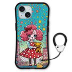 作品スマホケース  トイプードルオリジナルキャラクター(kurara)iPhone15/iPhone15pro/iPhone15plus等