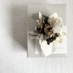 作品コサージュ　　髪飾り　ハレの日のcorsage  箱付き　