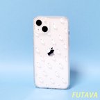 作品＊ユリカモメ＊ スマホケース 透明 機種選べます かもめ 鳥 クリア iPhone シンプル