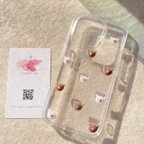 作品【くまさん が いっぱい の スマホケース】iphone全機種対応/くま iPhoneケース/クリアケース/韓国/iPhone12/iPhone11/iPhone14 アニマル/癒し/iPhone13