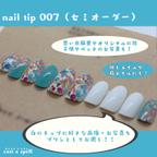 作品nail tip 007 セミオーダー Mサイズ