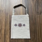 作品刺繍　バック　ブックバック　