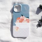 作品【再販】ルノワール「桃」コラボ作品　絵画のiPhoneケース　