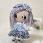 作品☆ハンドメイド イルメール マリーちゃんお洋服エプロンドレス(黒)3点セット☆