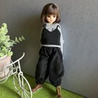 作品キャミトップス・ドール服(リカちゃんブライスの洋服)黒