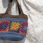 作品lino a life オリジナル　グラニースクエアBAG