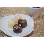 作品本物そっくり！《チョコレートキャンドル》 Chocolate candle（香り付き）4個セット