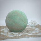 作品キャンドル　翡翠風　Jade　ムーン　