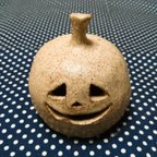 作品陶器のハロウィンランタン♪