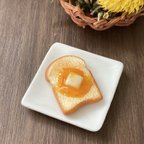 作品ミニチュアフード  山形パンオレンジママレードバタートースト