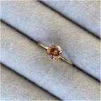 作品Champagne garnet ... ring