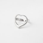 作品big heart ring / silver