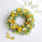 作品Mimosa Wreath（ミモザリース）