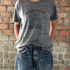 作品数量限定　DUCK　くたっとしたゆるTシャツ　薄い綿のTシャツ　男女兼用　FREEサイズ　Tシャツ　ドルフィンスルー　海　ビーチ