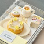 作品【ミニチュア】爽やかなレモン香る　レモンケーキセット