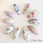 作品 【選べる2本♡】 リバティ ❀ お花 パッチンピン   ヘアピン