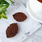 作品葉っぱチョコレート型（ハナミズキA）（22）シリコン型　シリコンモールド　お菓子　手作り　プレゼント