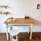 作品■desk_shelf（W）for reading and sewing