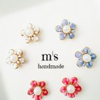 作品ワンポイント❁お花❁ピアス❁イヤリング