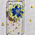 作品【全機種対応】押し花iPhoneケース 《爽》