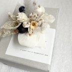 作品コサージュ　　髪飾り　ハレの日のcorsage  箱付き　ブローチ