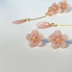 作品 【紙のお花】 ✨小粒な桜✨ピアス ／イヤリング