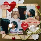 作品125《 kiss》写真を飾る 簡単キット バレンタインデー