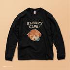 作品ハイクオリティー ロングTシャツ「SLEEPY CLUB_プードル」/送料無料