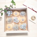 作品（4月20日～4月26日発送分）予約販売　あんこのお花　おはぎ （9個入り）ネモフィラ