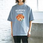 作品厚みのあるBIGシルエットTシャツ「SLEEPY CLUB_プードル 」/送料無料