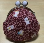 作品ニャンともかわいい猫ちゃんとマーブルげんこ がま口財布