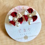 作品お花のイヤリング・ピアス(ぴったりタイプ)