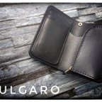 作品◆イタリアンレザー◆ブルガロ　Middle　Wallet◆BLACK