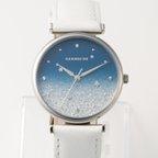 作品【Glitter Watch】ラメグラデーション腕時計・ホワイト(ESL080W1)