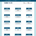 作品給湯器のパネル用英語シール [4mm x 15mmのシールが15枚入り]