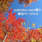 作品yukinko-ruru様☆　専用ページ☆☆